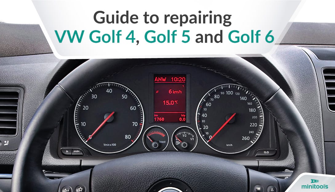 VW Golf Tacho Reparatur – Anleitung