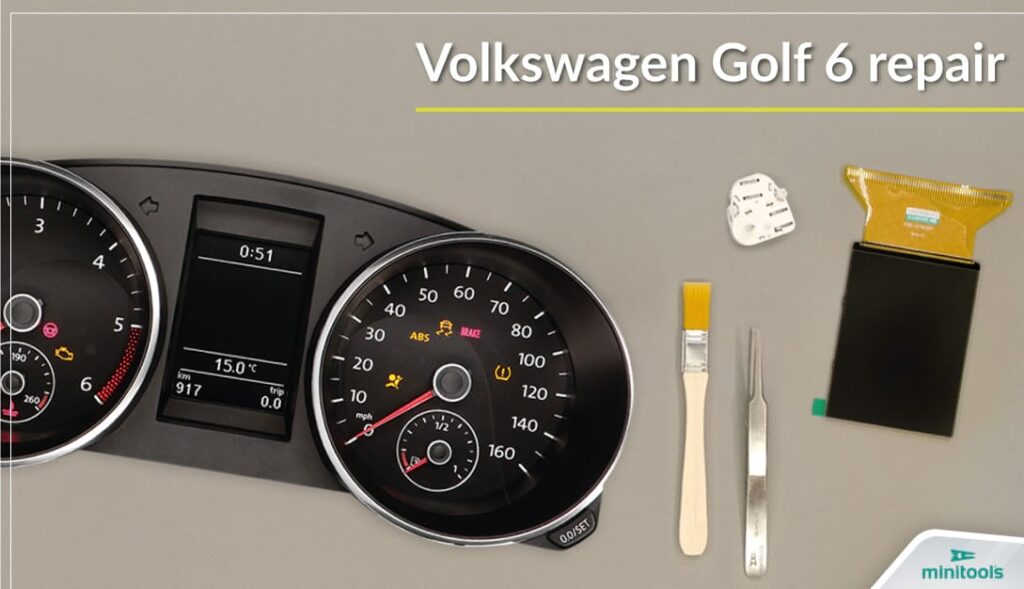 Tacho Display VW Golf 6 ersetzen