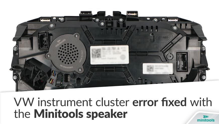 Speaker Warnsummer Minitools für Kombiinstrument Digitales Cockpit VW zur Kombiinstrument Reparatur Warnsummer Austausch