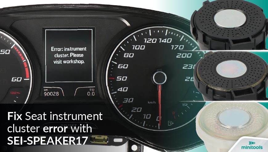 Fehler Kombiinstrument Werkstatt bei den Seat Tachometern beseitigen